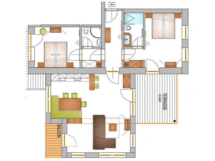 Appartement Schwab Ski In & Out Шладминг Екстериор снимка